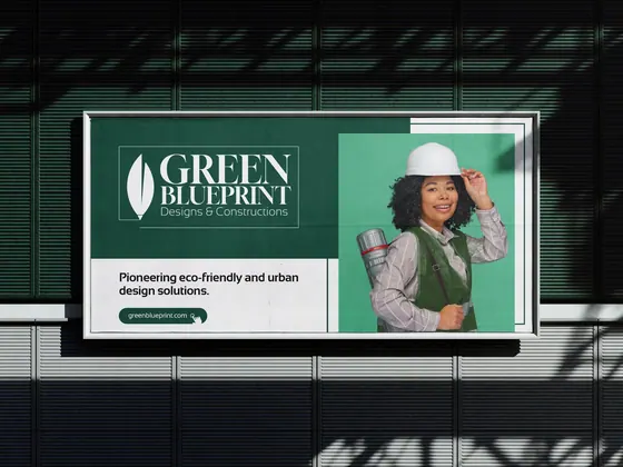 On a billboard